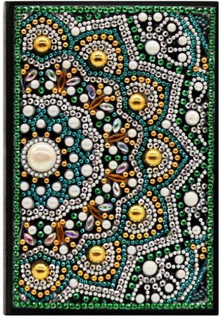 Journal Intime en Broderie Diamants Mandala et à Thème - 19 Modèles