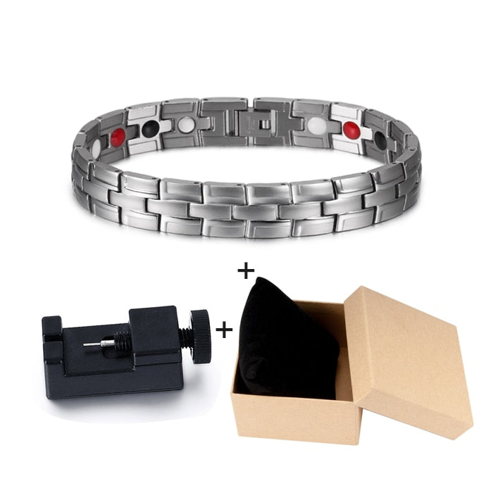 marque generique - YP Select Bracelet magnétique en titane Element