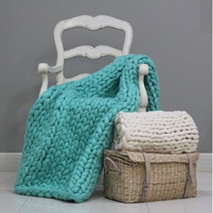 Couverture en Tricot Epais