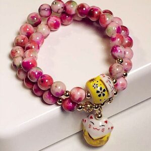 Double Bracelets du Chat Chanceux