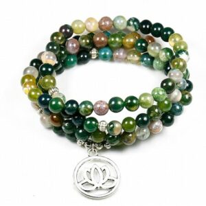 Bracelet Mala Agate Indienne - Energie de la Terre