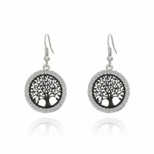Boucles d'oreilles Arbre de Vie - 4 coloris disponibles