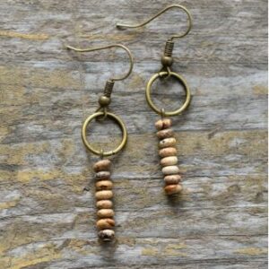 Boucles d'oreilles "Style Ethnique" en Pierres naturelles
