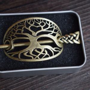 Barrettes Cheveux Celtique "Arbre de la Vie"