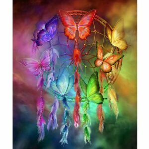 Kit Broderie Diamant "Attrape-Rêves Papillon"