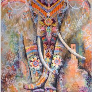 Kit Broderie Diamant "Mandala Éléphant"