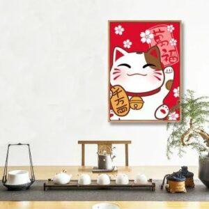 Kit Broderie Diamant "Maneki Neko"