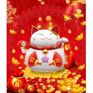 Kit Broderie Diamant "Maneki Neko" - PREMIUM