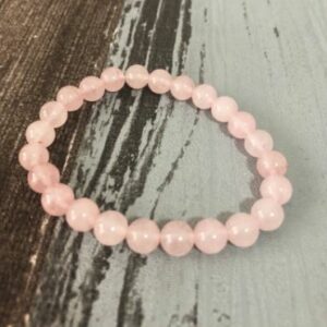 Lot de 3 Bracelets en Quartz Rose - Rhodonite - Onyx Noir