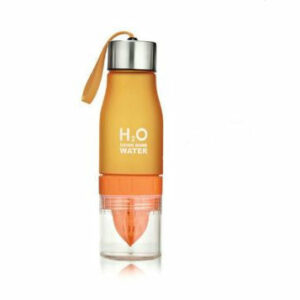 Bouteille Presse Agrumes "H2O Drink More Water" - 7 coloris disponibles