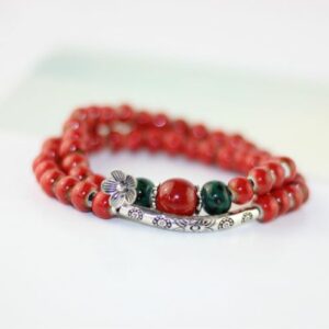 Bracelet en perles Céramique - 3 coloris disponibles