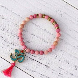 Bracelet Tibétain "OM" en pierres naturelles - 6 modèles disponibles