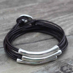 Bracelet "Tubes Zen" - 3 coloris disponibles