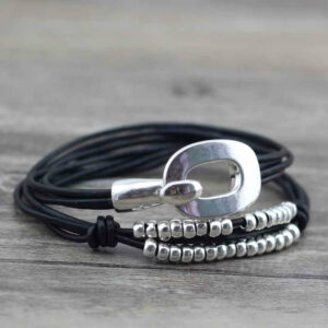 Bracelet Wrap Vintage en Cuir "Perfect Style" - 4 coloris disponibles