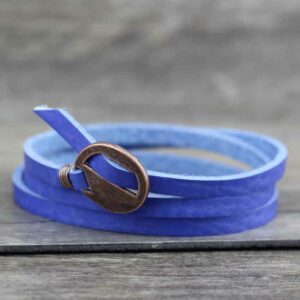 Bracelet Wrap Vintage en Cuir - 10 coloris disponibles