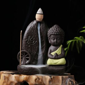 Brûleur d'encens "Le moulin de Bouddha" - 4 modèles disponibles