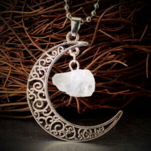 Collier "Pouvoir de la lune" en pierre naturelle