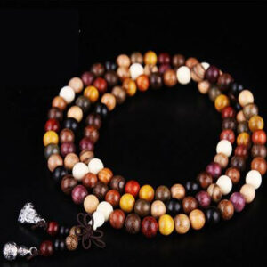 Bracelet ou collier Mâlâ Tibétain en Bois de Santal "Chance et Protection"