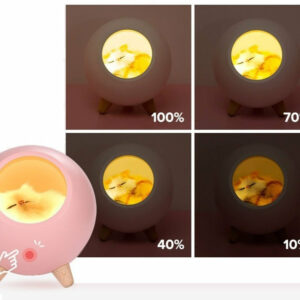 Veilleuse Maison Chat Mignon Rechargeable