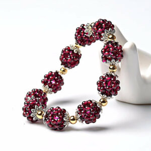 Bracelets de Vitalité Naturelle en Grenat