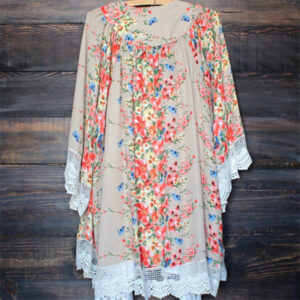 Veste Kimono Fleuri