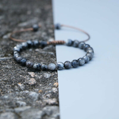 Bracelet Shamballa en Labradorite