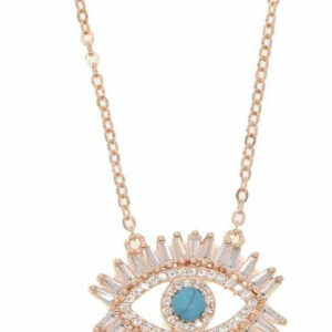 Collier Pendentif "Mauvais œil" en Argent Sterling