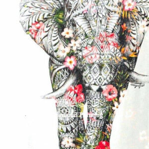 Kit Broderie Diamant "Éléphant Tribal"