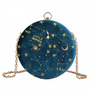 Sac à Main Rond "Nuit Étoilée"