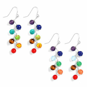 Boucles d'oreilles 7 Chakras