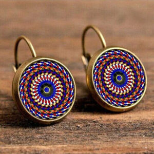 Boucles d'Oreilles Rondes Bohême
