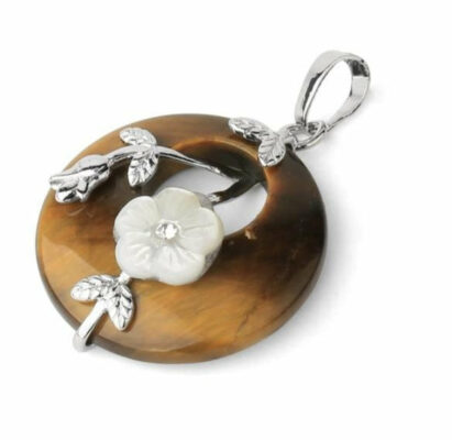 Pendentif Reiki "Fleur Protectrice"