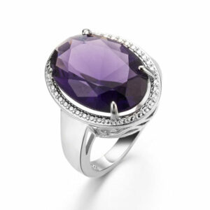 Bague en Améthyste et Argent 925
