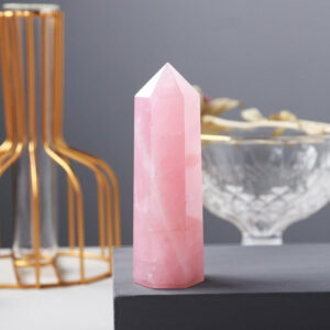 Pointe de Quartz Rose "Amour et Sérénité"