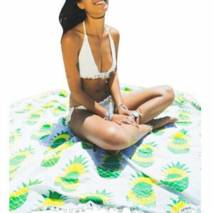 Toile ronde "Ananas" - 6 coloris disponibles