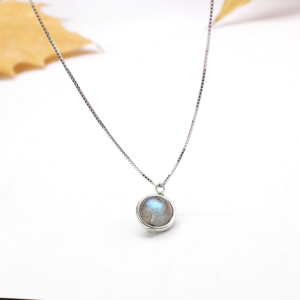 Collier "Labradorite Luminescente" en Argent 925