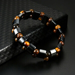 Bracelet Retour à l'Equilibre "Hématite et Oeil de tigre"