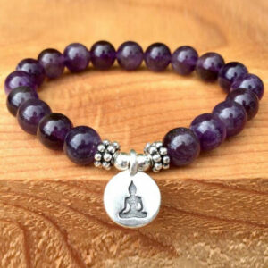 Bracelet "Yogi" en Améthyste