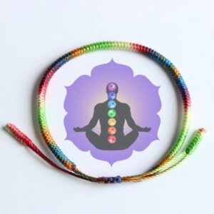 Bracelet Bouddhiste Porte-Bonheur 7 Chakras