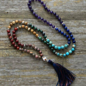 Collier Mâlâ "Énergie et Guérison des 7 Chakras"
