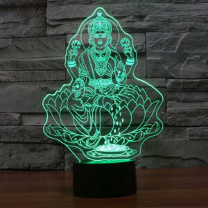 Lampe 3D "Bouddha à 4 mains"