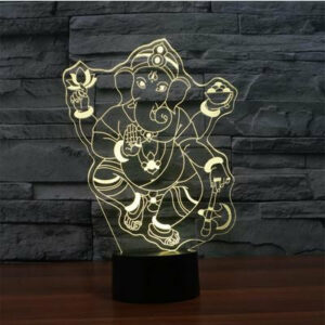 Lampe 3D "Ganesh Dansant"