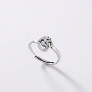 Bague Bouddhiste - Lotus Om-Mantra