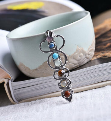 Pendentif "Point de Guérison" des 7 Chakras