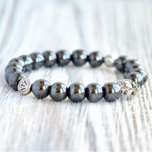 Bracelet Hématite Main Sacrée de Fatima