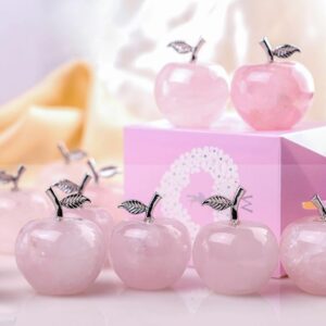 Pomme d'Amour en Quartz Rose