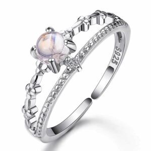 Bague en argent "Pierre de Lune"