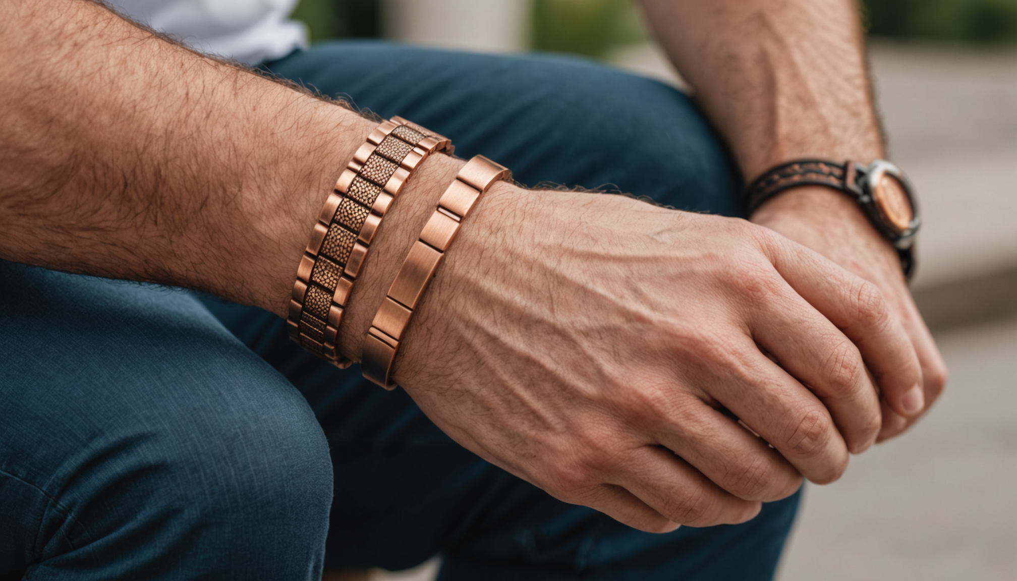 explorez notre collection de bracelets magnétiques en cuivre, conçus spécialement pour les hommes, alliant élégance, bien-être et style au quotidien.
