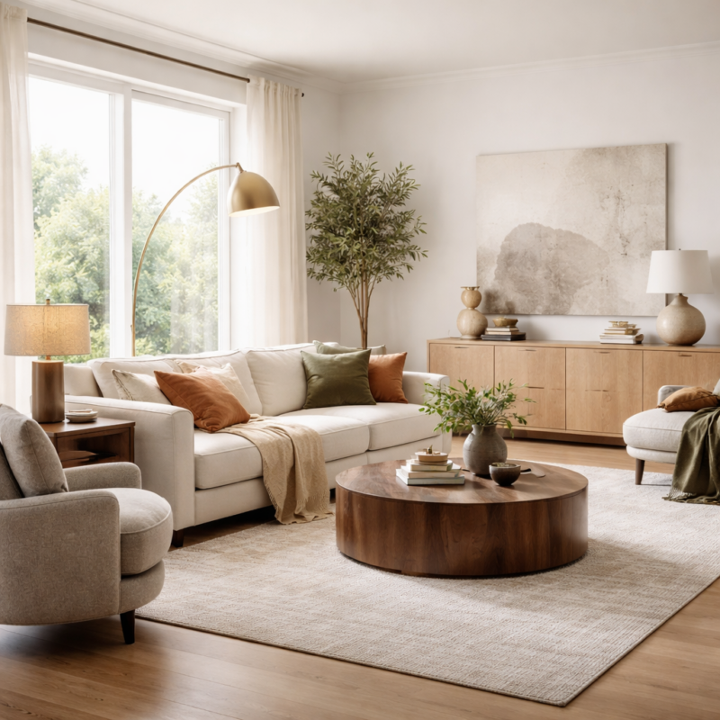 Salon contemporain : 5 règles incontournables pour réussir votre espace ...
