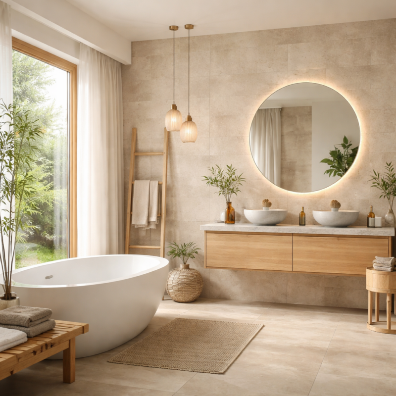 Salle de bains Japandi : 13 idées pour un espace serein et élégant ...